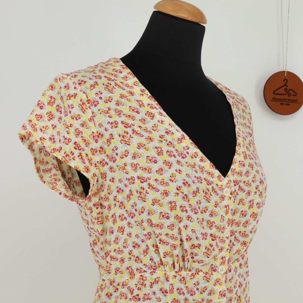 REFORMATION JEANS Denise Carnation Floral Midi Dress Size XS Preloved - Picture 5 of 6